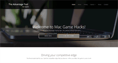 Desktop Screenshot of macgamehacks.com