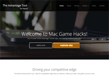 Tablet Screenshot of macgamehacks.com